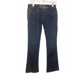 Robins jeans denim ankle cut mid waist jean